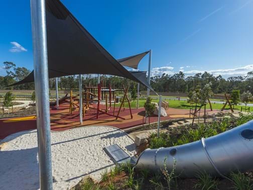 2016 Queensland Commercial Landscape Construction of the Year - Eureka Landscapes - Forest Green Park, Gainsborough Green, Pimpama -